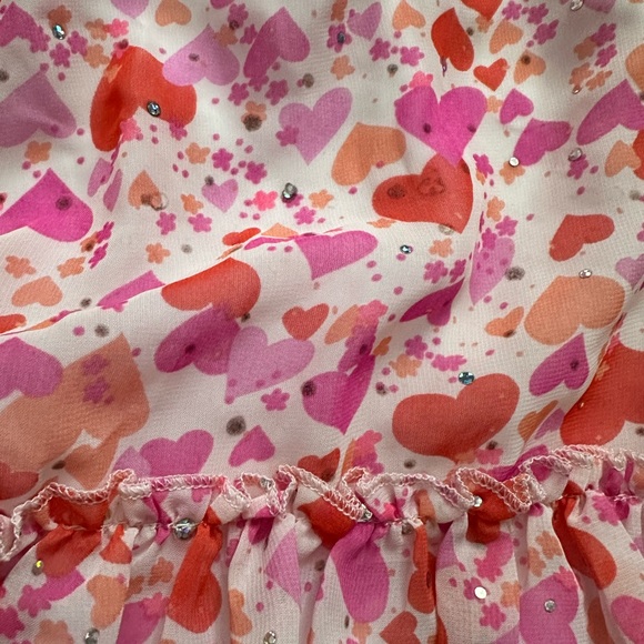 🦞 3/ $10 🦞 Beautiful toddler girls 🧒 heart ❤️ tank. - Picture 2 of 3